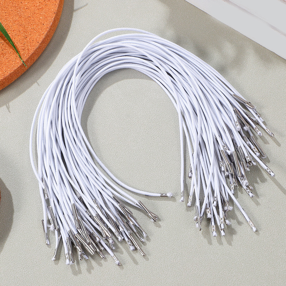 200Pcs Elastic Barbed String w - Mask Lanyard Adjustable 评论和价格