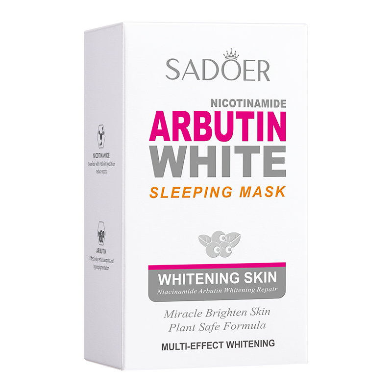 20pcs/box SADOER Arbutin Sleep - Face Mask Storage Box 评论和价格